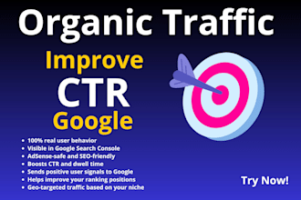 increase CTR of keywords with organic traffic