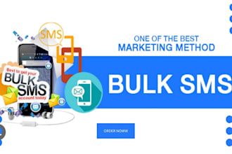 send bulk SMS text message marketing mass texting SMS campaign to worldwide