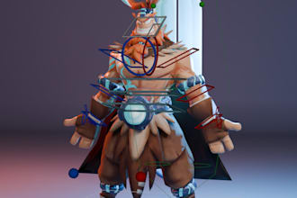 create game ready 3d character and creature models