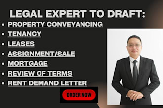 draft and review leases, tenancy, rent demands, conveyance, property contracts