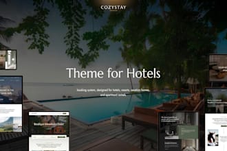 create wordpress hotel booking website