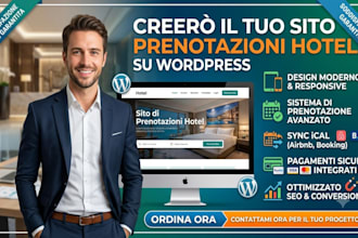 create wordpress hotel booking website