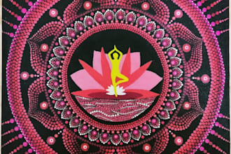 create dot mandala custom and ready made
