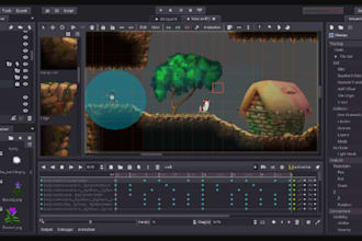 develop custom 2d godot game, unity game, godot 3 or 4, fix godot bugs, unity2d