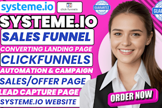 create systeme io sales funnel, stan store design, clickfunnels sales funnel