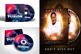 design a top notch gospel album cover, cd cover