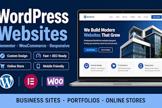 build a wordpress website with elementor and woocommerce
