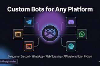 create professional bots for automation and more