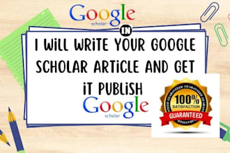 bid article promote google scholar citations for research journal