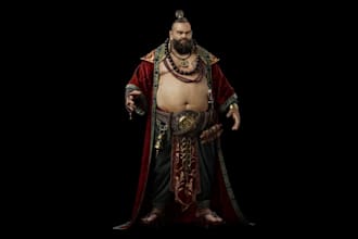 do realistic 3d character model, stylized 3d model,rig3d character,3d game model