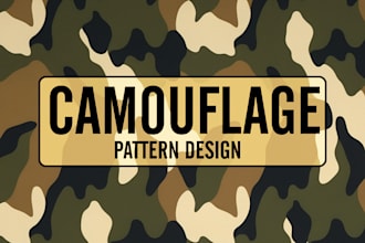 custom camouflage pattern creation redesign fast