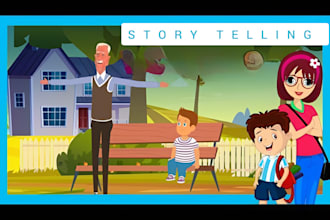 create best kids storytelling 2d animation videos for youtube using ai footage