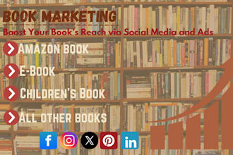 do amazon book promotion in top social platforms and run ads