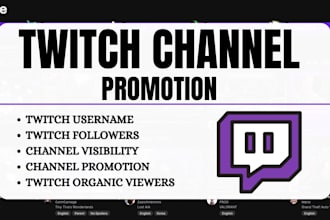 do organic twitch live stream promotion to boost more live viewers channel