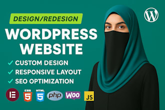 design a responsive and professional wordpress website