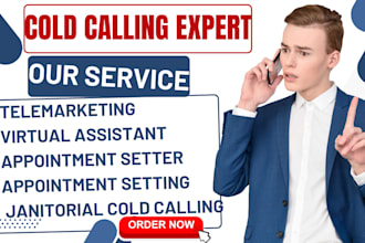 telemarketing real estate cold calling b2b cold calling janitorial cold calling