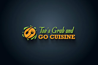 design fast food, bbq, cafe, coffee shop and restaurant logo
