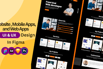 do figma website, website ui ux design, ui ui design