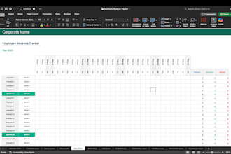 create a custom excel templates for business and HR