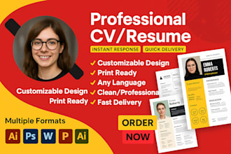 be design an interactive resume,CV,cover letter, linkedin, and portfolio on PDF