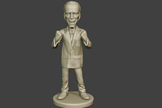 design 3d caricature model,toy bjd, funko pop model, chibi character, mascot stl