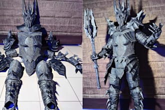 do wearable 3d cosplay amor model 3d helmet design cosplay props for 3d print
