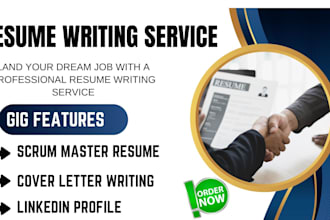 write ats scrum master, engineering CV, project manager resume linkedln