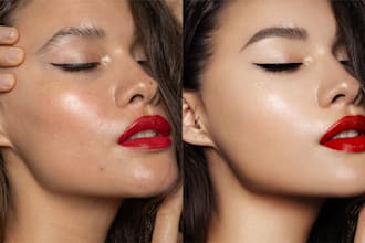 retouch portrait skin makeup for mua and beauty