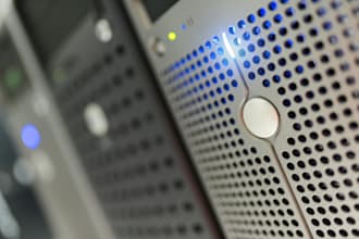 3d design cgi server room, ai data center, control room and warehouse interior