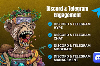 discord chat telegram chat discord moderator with my team