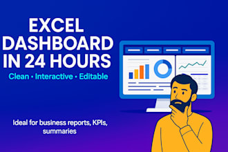 create interactive excel dashboards for data analysis and reports