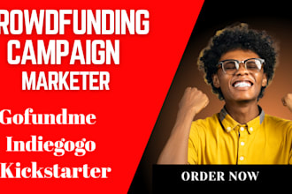 promote and manage your gofundme indiegogo kickstarter crowdfunding campaign
