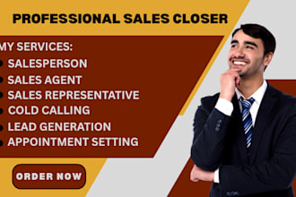 do sales closer salesperson sales agent sales rep online sales b2b sales leads