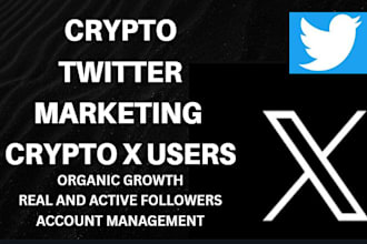 100x crypto token sales via twitter marketing to get real targeted followers