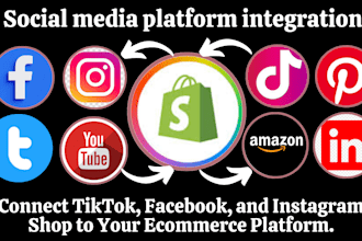 connect tiktok integrate facebook instagram shop with your ecommerce platform