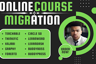 migrate your online course website from thinkific kajabi teachable ghl graphy