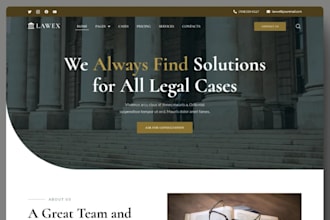 design solicitor website, lawyer website, law agency website, attorney website