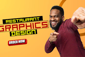 design restaurant branding and build a wordpress website with menu