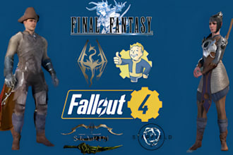 edit port create custom mods armor skin for skyrim ffxiv fallout starfield gmod