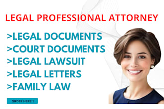 be your lawyer in civil, criminal, family, divorce and tort law disputes