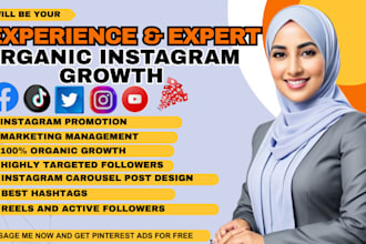 be your instagram social media manager and content creator