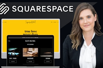 design a sleek squarespace website, redesign, squarespace landing page