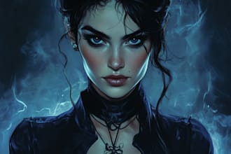 draw awesome fan art cartoon in comic or poster style