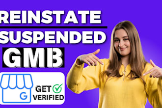 help with gmb reinstatement, fix suspended google my business and gmb profile