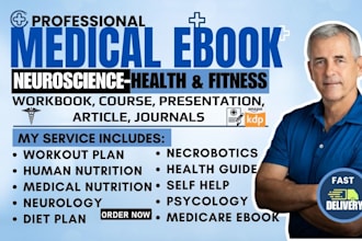 ghostwrite medical ebook, medicare soap, holistic, neuroscience nursing playbook