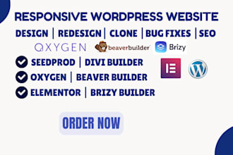 do website domain fix with elementor divi seedprod oxygen beaver brizy builder