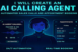 create an ai calling agent for automated sales calls and appointment booking