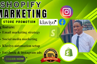 klaviyo email marketing automation social media facebook ads boost shopify sales