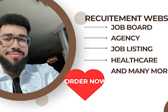 design a professional recruitment or job listing website