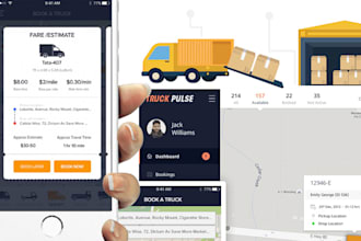 build fleet management app, car rental app, truck booking app, car tracking app